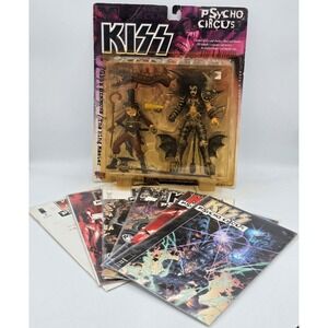 7 Lot - KISS‎ Psycho Circus - Comics 2, 4, 6, 21, 22, 24 & The Ring Master Toy